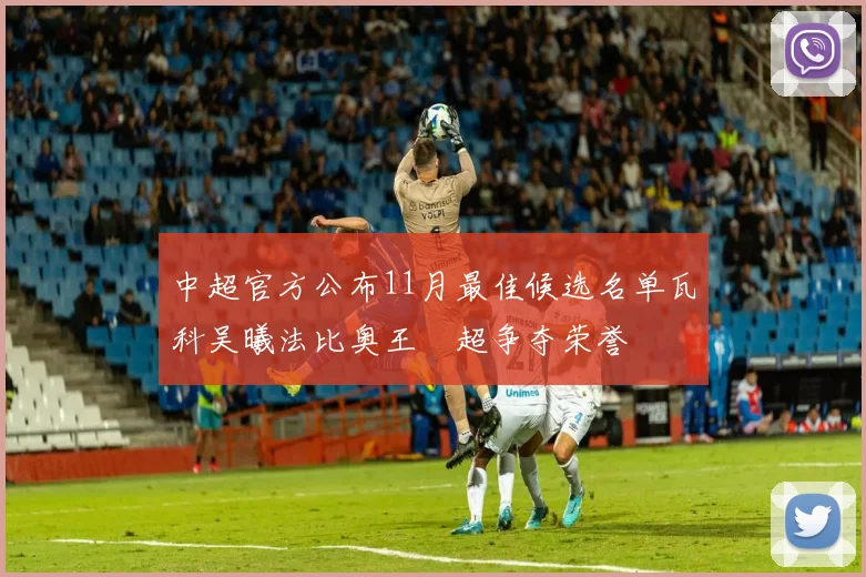 中超官方公布11月最佳候选名单瓦科吴曦法比奥王燊超争夺荣誉